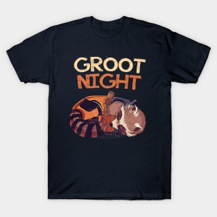 Groot Night - Ver Black T-Shirt
